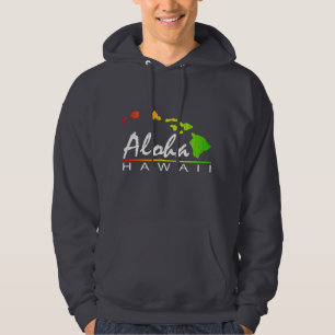 ALOHA Hawaii (beunruhigter Entwurf) Hoodie