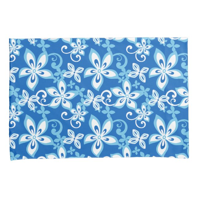 ALOHA HAWAII (BLUE x 2) Kissenbezug (Vorderseite-Rechts)