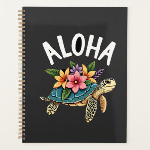 Aloha Hawaii Chemise Hawaïenne Tortue Hibiscus Enf