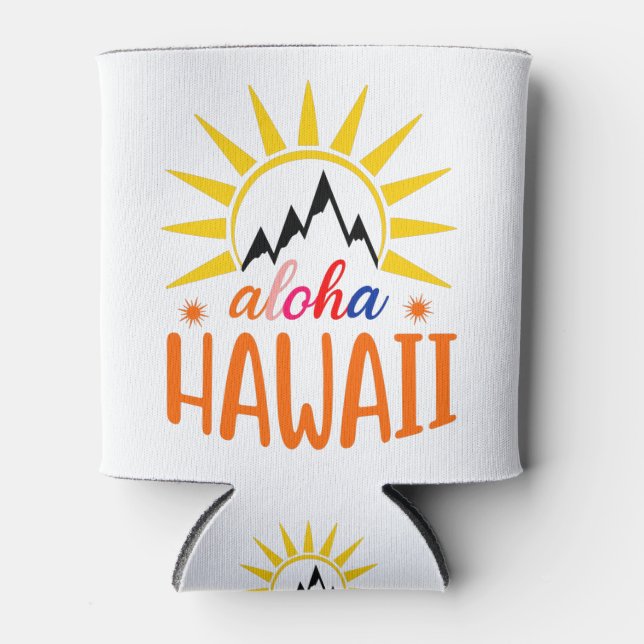 Aloha Hawaii Dosenkühler (Vorderseite)
