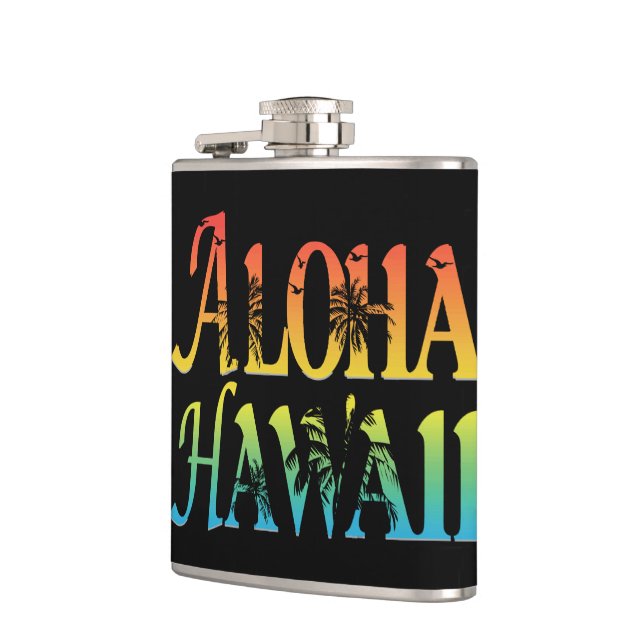 Aloha Hawaii Flachmann (Links)
