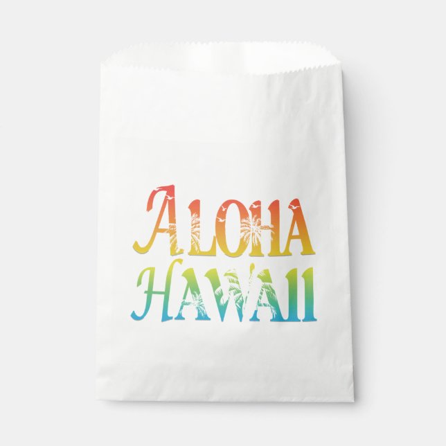 Aloha Hawaii Geschenktütchen (Vorderseite)