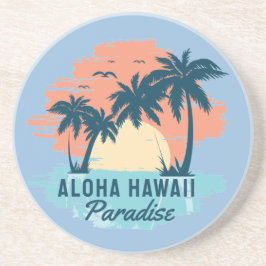 aloha hawaii getränkeuntersetzer