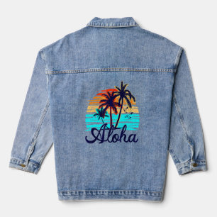 Aloha Hawaii Hawaiian Island Palm Beach Surf board