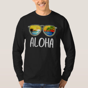 Aloha Hawaii Hawaiian Island Sonnenbrille T-Shirt
