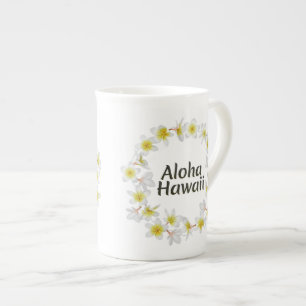 Aloha Hawaii. Hawaiische Insel-traditionelle Prozellantasse