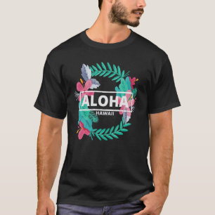 Aloha Hawaii - Hibiskus Blume - Ästhetisches Desig T-Shirt