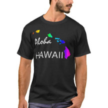 ALOHA - HAWAII-INSELN NEON RAINBOW