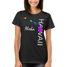 ALOHA - HAWAII-INSELN NEON RAINBOW