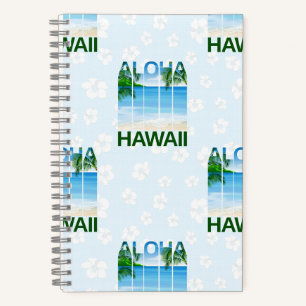 Aloha Hawaii Island Summer Beach Notizbuch