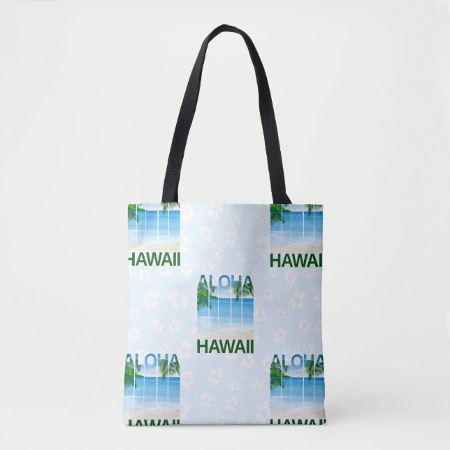 Aloha Hawaii Island Summer Beach Tasche (Vorderseite)