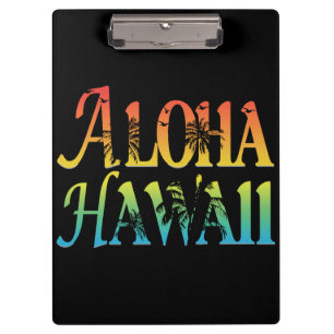 Aloha Hawaii Klemmbrett