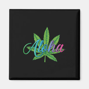 Aloha Hawaii Leaf von der Insel - Aloha Spirit Magnet