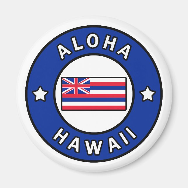Aloha Hawaii Magnet (Vorne)