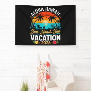 Aloha Hawaii Meer Sand Sonne 2026 Banner