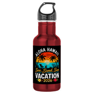 Aloha Hawaii Meer Sand Sonne 2026 Edelstahlflasche