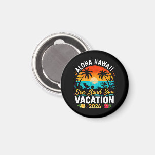 Aloha Hawaii Meer Sand Sonne 2026 Magnet