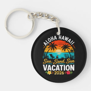 Aloha Hawaii Meer Sand Sonne 2026 Schlüsselanhänger