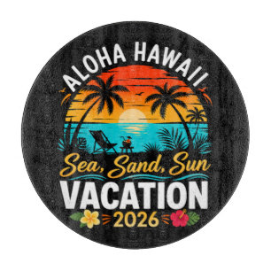 Aloha Hawaii Meer Sand Sonne 2026 Schneidebrett