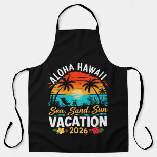 Aloha Hawaii Meer Sand Sonne 2026 Schürze