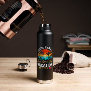 Aloha Hawaii Meer Sand Sonne 2026 Trinkflasche