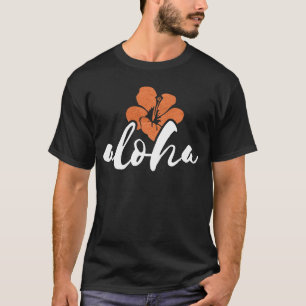 Aloha Hawaii mit Blume des hawaiianischen Hibiskus T-Shirt