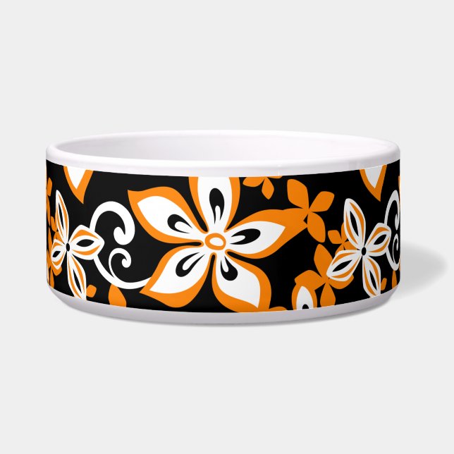 ALOHA HAWAII MUSTER SCHWARZ/ORANGE NAPF (Vorderseite)