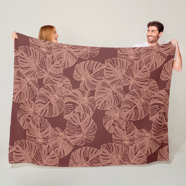 Aloha-Hawaii-Musterdruck Fleecedecke (Beispiel)
