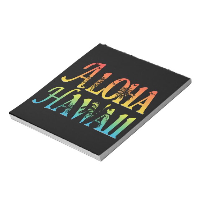 Aloha Hawaii Notizblock (Rotiert)