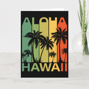 Aloha Hawaii Palme Tropisch Hawaiianische Insel Re Karte