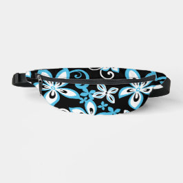 ALOHA HAWAII PATTER IN SCHWARZ/BLAU BAUCHTASCHE