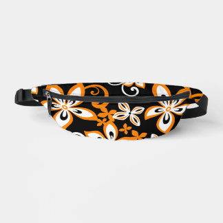 ALOHA HAWAII PATTER IN SCHWARZ/ORANGE BAUCHTASCHE