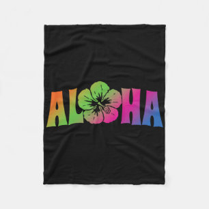 Aloha Hawaii Reise Sommerurlaub Frauen Mädchen Str Fleecedecke