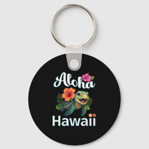 Aloha Hawaii Schildkröte Hawaiianische Insel Kinde Schlüsselanhänger