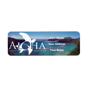 Aloha Hawaii-Schildkröte und Hanauma Bucht