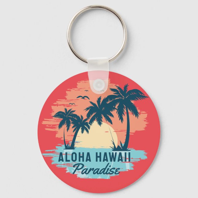 aloha hawaii schlüsselanhänger (Vorderseite)