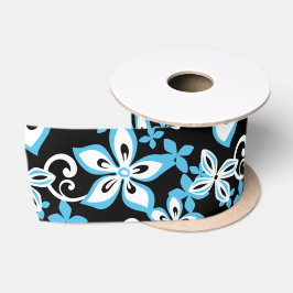 ALOHA HAWAII (SCHWARZ/BLAU) SATIN RIBBON SATINBAND