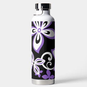 ALOHA HAWAII (SCHWARZ/LAVENDER) TRINKFLASCHE