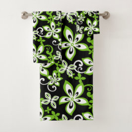 ALOHA HAWAII (SCHWARZ/LIMON) BAD TOWEL SET