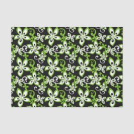 ALOHA HAWAII (SCHWARZ/LIMON) SEIDENPAPIER