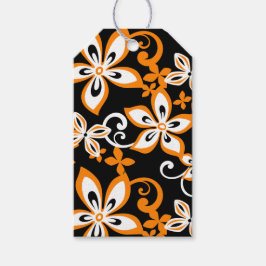 ALOHA HAWAII (SCHWARZ/ORANGE) GIFT TAGS GESCHENKANHÄNGER