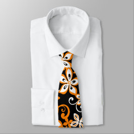 ALOHA HAWAII (SCHWARZ/ORANGE) KRAWATTE