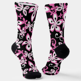 ALOHA HAWAII (SCHWARZ/PINK) SOCKEN