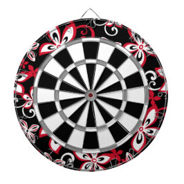 ALOHA HAWAII (SCHWARZ/ROT) DARTSCHEIBE