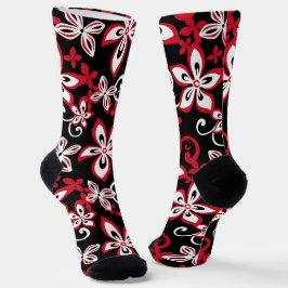 ALOHA HAWAII (SCHWARZ/ROT) SOCKS SOCKEN