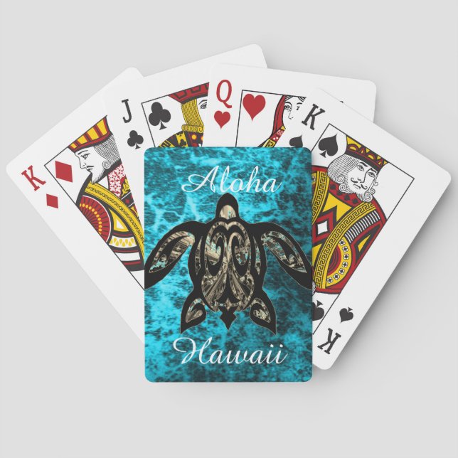 Aloha Hawaii Spielkarten (Rückseite)