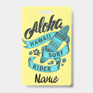 Aloha Hawaii Surf Rider Thunder_Cove Ausweis