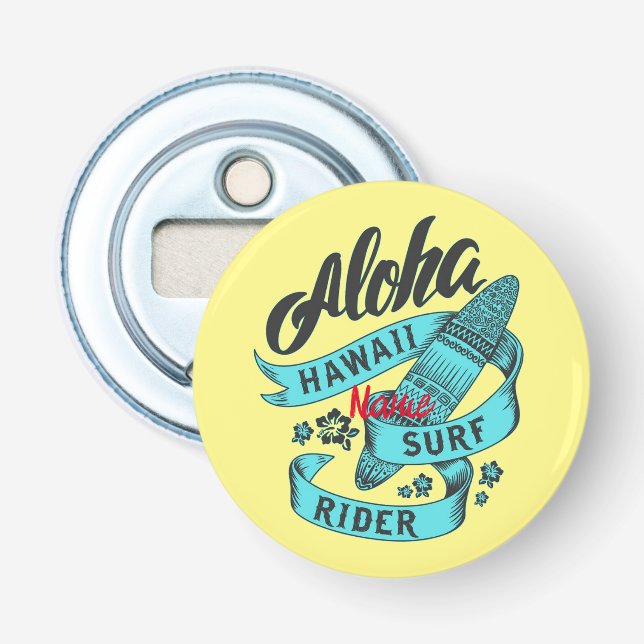 Aloha Hawaii Surf Rider Thunder_Cove Flaschenöffner (Vorderseite)