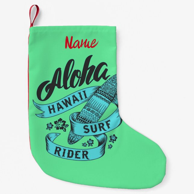 Aloha Hawaii Surf Rider Thunder_Cove Kleiner Weihnachtsstrumpf (Vorderseite)