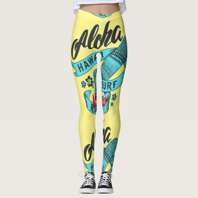 Aloha Hawaii Surf Rider Thunder_Cove Leggings (Vorderseite)